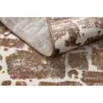 Covor modern MEFE 6184 înălțime fir 2 bej închis 140x190 cm
