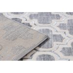 Covor CORE W6764 Trellis -Abstract  înălțime fir 2, gri / crem 180x270 cm