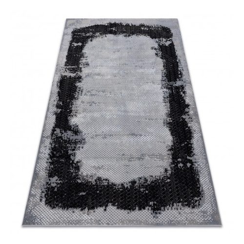Covor CORE A004 -Abstract  înălțime fir 2, negru / gri 160x220 cm