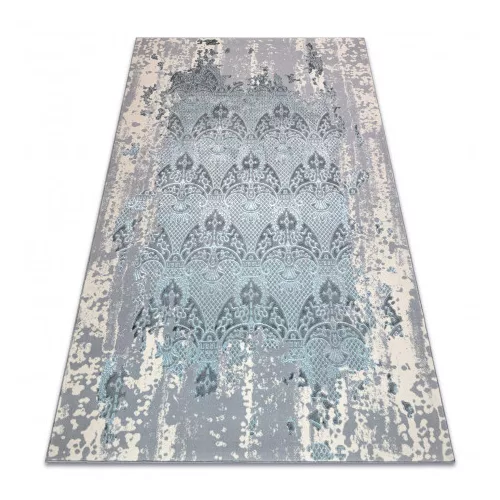 Covor CORE W3824 Ornament vintage  -Abstract  înălțime fir 2, albastru deschis / crem / gri 140x190 cm
