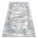 Covor CORE A004 -Abstract  înălțime fir 2, nuanța fildeșului / gri / albastru 80x150 cm