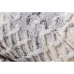 Covor CORE A004 -Abstract  înălțime fir 2, nuanța fildeșului / gri / albastru 80x150 cm