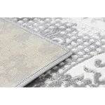 Covor CORE W3824 Ornament vintage  -Abstract  înălțime fir 2, crem / gri 80x150 cm