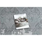 Covor CORE W3824 Ornament vintage  -Abstract  înălțime fir 2, albastru deschis / crem / gri 80x150 cm
