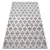 Covor CORE W6764 Trellis -Abstract  înălțime fir 2, gri / crem 80x150 cm