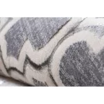 Covor CORE W6764 Trellis -Abstract  înălțime fir 2, gri / crem 80x150 cm