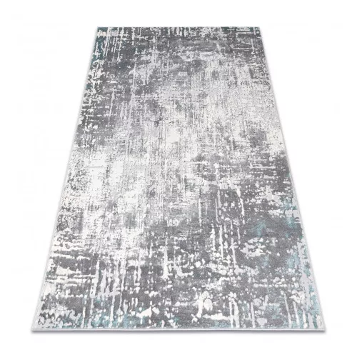 Covor CORE W9782 -Abstract  înălțime fir 2, nuanța fildeșului / gri 80x150 cm