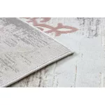 Covor CORE W9797 rozetă -Abstract  înălțime fir 2, bej/roz 80x150 cm