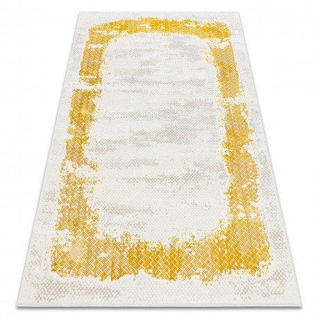 Covor CORE 004A -Abstract  înălțime fir 2, nuanța fildeșului / auriu 200x290 cm