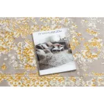 Covor CORE 3807 Ornament vintage  -Abstract  înălțime fir 2, bej / auriu 80x150 cm