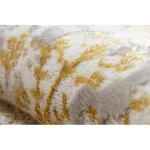 Covor CORE 3807 Ornament vintage  -Abstract  înălțime fir 2, bej / auriu 80x150 cm