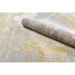 Covor CORE 3807 Ornament vintage  -Abstract  înălțime fir 2, bej / auriu 80x150 cm
