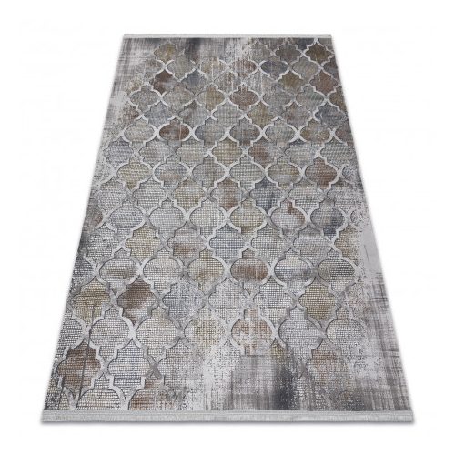 Modern LUCE 75 Trellis vintage  gri / culoarea mustarului 154x220 cm covor