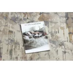 Modern LUCE 74 vintage  gri / culoarea mustarului 77x150 cm covor