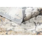 Modern LUCE 74 vintage  gri / culoarea mustarului 77x150 cm covor