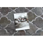 Modern LUCE 75 Trellis vintage  gri / culoarea mustarului 77x150 cm covor