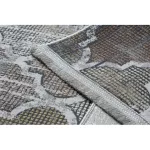 Modern LUCE 75 Trellis vintage  gri / culoarea mustarului 77x150 cm covor