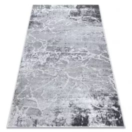   Covor modern MEFE 6182  - Structural două straturi lână Gri 80x150 cm