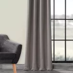  TRD. Perdea opacă gata confecționată Adeline Black Out 1 buc 150x250cm Gri