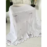  TRD. Perdea gata confecționată din vitraliu maro Cappuccinos 200x80cm