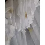  TRD. Perdea gata confecționată Amelia alb bej model fluture 300x180cm