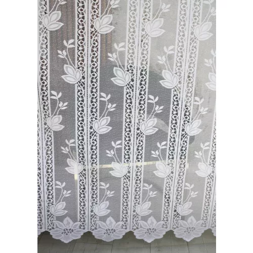 TRD. Perdea gata confecționată Aubrey Albă 300x250cm