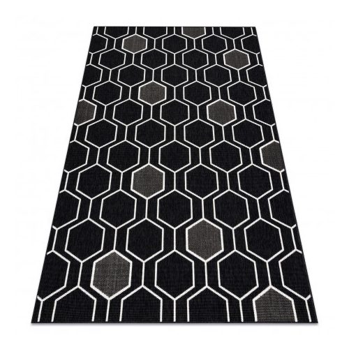 Covor SPRING 20404993 covor țesut din sisal  - negru 120x170 cm