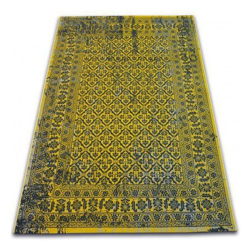 Vintage covor modern galben cu flori  22209/025  120x170 cm