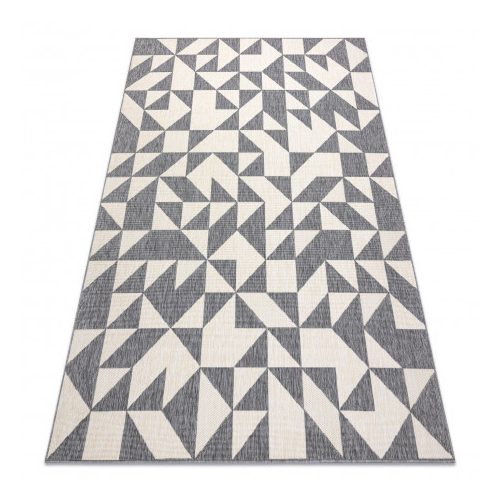 Covor SPRING 20414332 Triunghi, sisal - gri / crem 160x230 cm