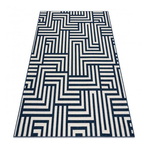 Covor SPRING 20421994 sisal - crem / albastru 160x230 cm