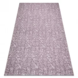 Covor COLOR 47373260 SISAL, Triunghi, mov / bej 140x200 cm