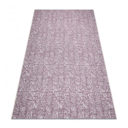 Covor COLOR 47373260 SISAL, Triunghi, mov / bej 200x290 cm