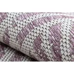 Covor COLOR 47176260 SISAL, Triunghi, bej / roz 80x150 cm