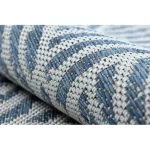 Covor COLOR 47176360 SISAL, Triunghi, bej / albastru 80x150 cm
