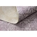 Covor COLOR 47373260 SISAL, Triunghi, mov / bej 80x150 cm
