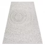 Covor plat din sisal țesut 48832367  crem / gri 120x170 cm