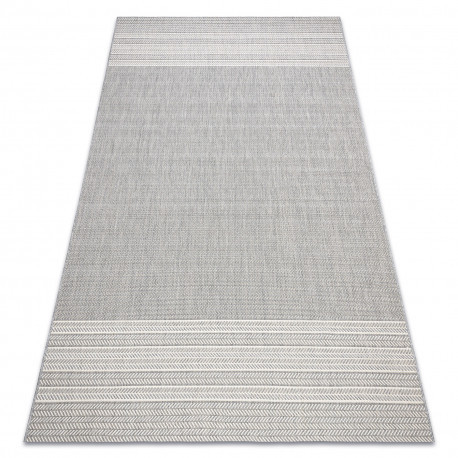 Covor plat din sisal țesut 48829637 gri 200x290 cm