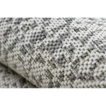 Covor plat din sisal țesut 48832367  crem / gri 80x150 cm