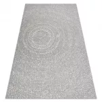 Covor plat din sisal țesut 48832637  gri / crem 80x150 cm