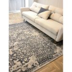 Covor Vintage 22208/356 gri covor clasic rozetă 200x290 cm