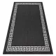  Kab. Covor plat din sisal împletit 49373690 Negru grecesc / crem 80x150 cm