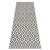  Kab. Covor plat din sisal împletit 49361960 Diamante crem / negru 80x150 cm
