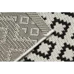  Kab. Covor plat din sisal împletit 49361960 Diamante crem / negru 80x150 cm