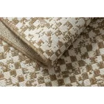  Kab. FLAT 48955265 Covor din sisal Geometric - culoare bej natural pai, șnur 80x150 cm