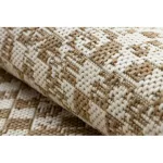  Kab. FLAT 48955265 Covor din sisal Geometric - culoare bej natural pai, șnur 80x150 cm