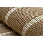 Kab. FLAT 48956265 Covor din sisal Geometric - culoare bej natural pai, șnur 80x150 cm