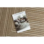  Kab. FLAT 48962265 Covor din sisal Geometric - culoare bej natural pai, șnur 80x150 cm