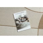 Kab. FLAT 48982265 Covor din sisal Geometric - culoare bej natural pai, șnur 80x150 cm