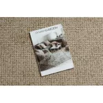  Kab. FLAT 49371265 Covor din sisal Trellis - culoare bej natural pai, șnur 80x150 cm