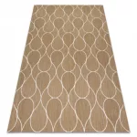  Kab. Covor plat din sisal împletit 49379265 Drops bej 80x150 cm